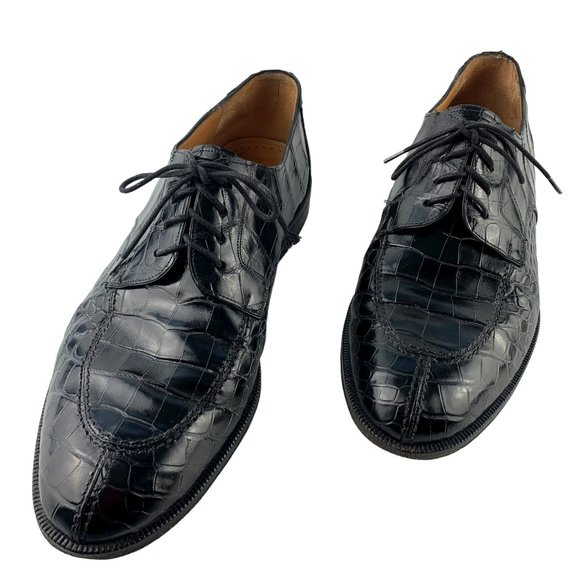 CHURCH’S Prima Classe Handmade Alligator Skin Split Toe Oxford‎ - Picture 10 of 11
